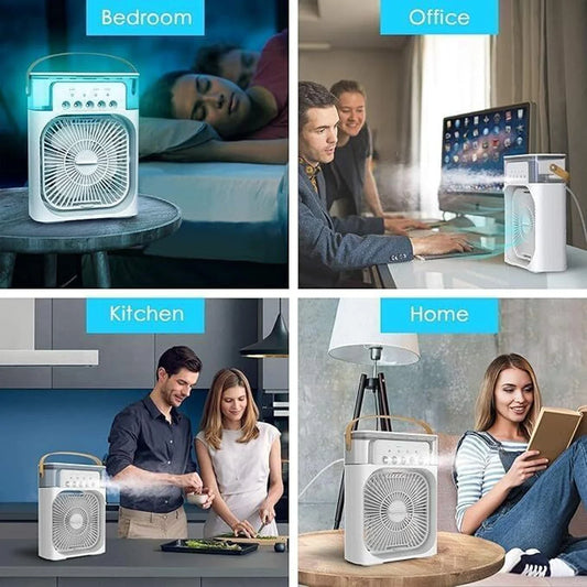 Gadstrong Portable Mini Air Cooler with Mist – Instant Cooling Anywhere ❄️💧