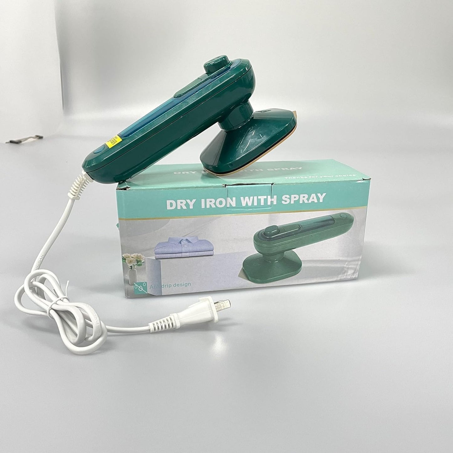 Micro Steam Iron Portable Mini Ironing Machine Handheld Household Steam Iron Mini Steam Handheld Fabric Garment Steamer 60 ml capacity Water Tank