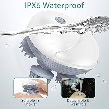 Rechargeable Waterproof Scalp Massager™ – Relax, Refresh & Rejuvenate