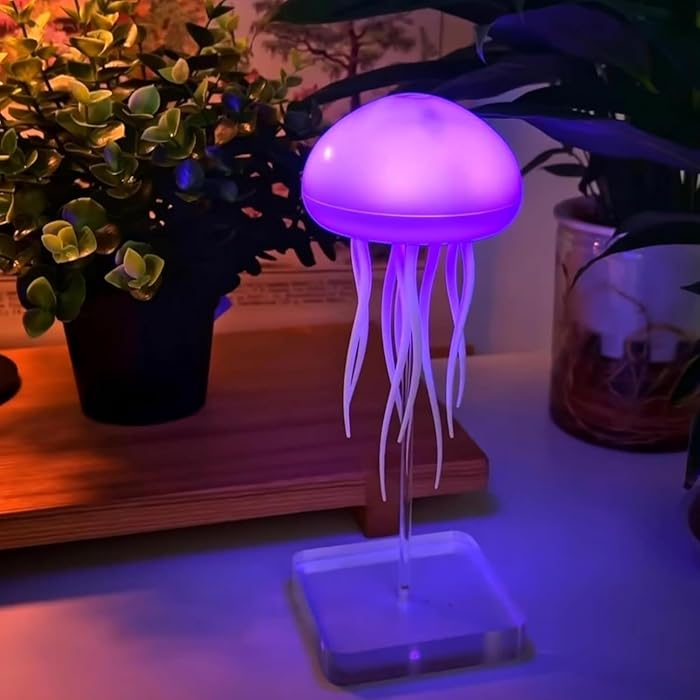 ✨ Ocean Glow™ Jellyfish Lamp – RGB Rechargeable Night Light